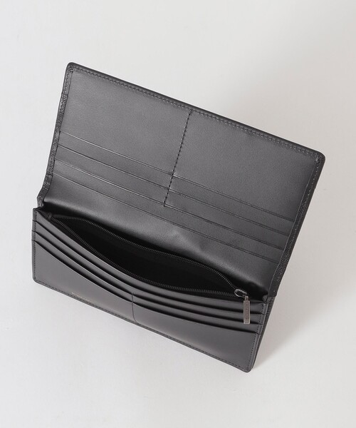 BLACK LABEL CRESTBRIDGE(ブラックレーベル・クレストブリッジ)の「エンボスチェックロングウォレット(財布・メンズ・チャコールグレー・FREE)」の7枚目の写真