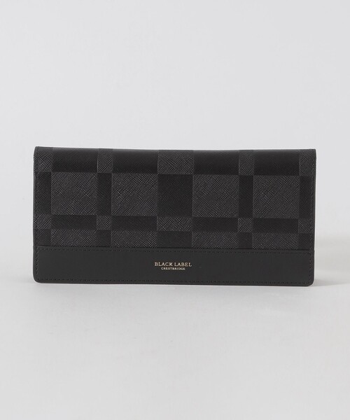 セール】エンボスチェックロングウォレット(財布)|BLACK LABEL セール】エンボスチェックロングウォレット(財布)|BLACK LABEL