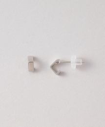 ◆金属アレルギー対応◆◆made in japan◆【純金厚メッキ】スクエア 極小ミニマルカーブピアス
