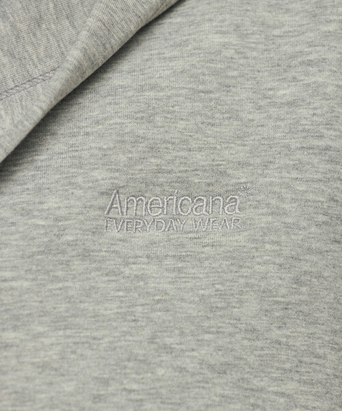 AMERICANA（アメリカーナ）の「Americana × Firsthand/アメリカーナ 別注 ダンボール ZIPフーディ / ワンポイント刺繍 ジップフーディ（パーカー・レディース・グレー/オフホワイト・FREE）」の18枚目の写真