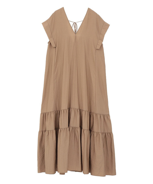 ナイロンクロスティアードワンピース（ドレス）｜1er Arrondissement