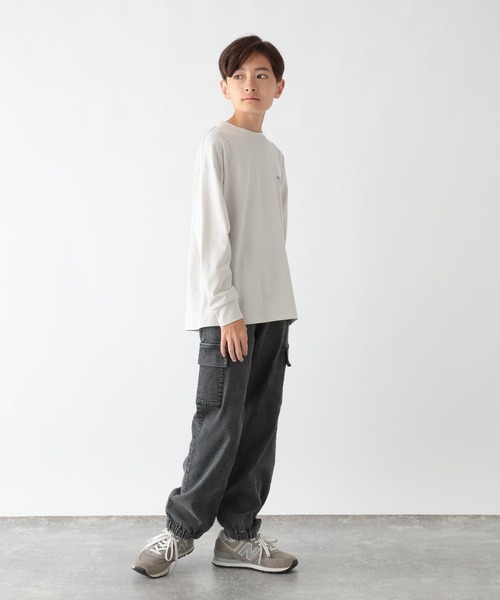 GLOBAL WORK（グローバルワーク）の「スゴラクストレッチカーゴパンツ/576687（カーゴパンツ・キッズ・ブラック系9/カーキ/ブラック系/ブルー・160cm/150cm/140cm/130cm）」の8枚目の写真