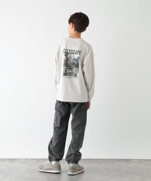 GLOBAL WORK（グローバルワーク）の「スゴラクストレッチカーゴパンツ/576687（カーゴパンツ・キッズ・ブラック系9/カーキ/ブラック系/ブルー・160cm/150cm/140cm/130cm）」の9枚目の写真