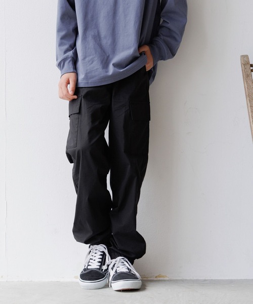 GLOBAL WORK（グローバルワーク）の「スゴラクストレッチカーゴパンツ/576687（カーゴパンツ・キッズ・ブラック系9/カーキ/ブラック系/ブルー・160cm/150cm/140cm/130cm）」の6枚目の写真