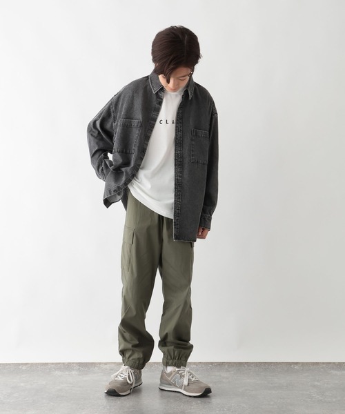 GLOBAL WORK（グローバルワーク）の「スゴラクストレッチカーゴパンツ/576687（カーゴパンツ・キッズ・ブラック系9/カーキ/ブラック系/ブルー・160cm/150cm/140cm/130cm）」の13枚目の写真