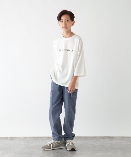 GLOBAL WORK（グローバルワーク）の「スゴラクストレッチカーゴパンツ/576687（カーゴパンツ・キッズ・ブラック系9/カーキ/ブラック系/ブルー・160cm/150cm/140cm/130cm）」の16枚目の写真