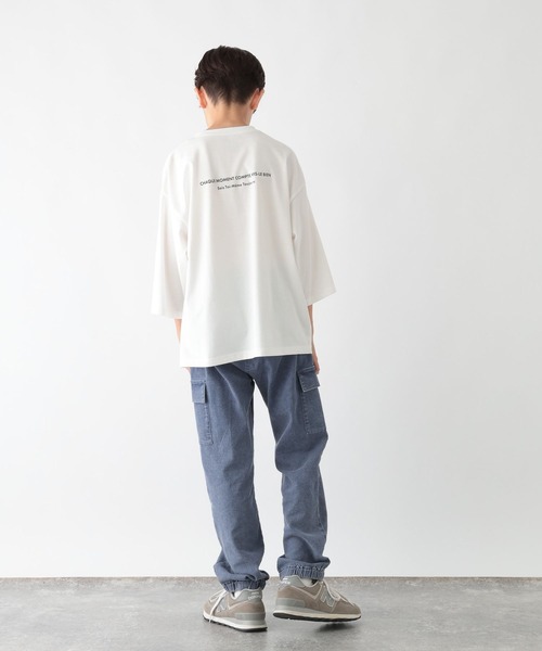 GLOBAL WORK（グローバルワーク）の「スゴラクストレッチカーゴパンツ/576687（カーゴパンツ・キッズ・ブラック系9/カーキ/ブラック系/ブルー・160cm/150cm/140cm/130cm）」の17枚目の写真