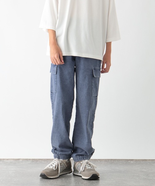 GLOBAL WORK（グローバルワーク）の「スゴラクストレッチカーゴパンツ/576687（カーゴパンツ・キッズ・ブラック系9/カーキ/ブラック系/ブルー・160cm/150cm/140cm/130cm）」の18枚目の写真