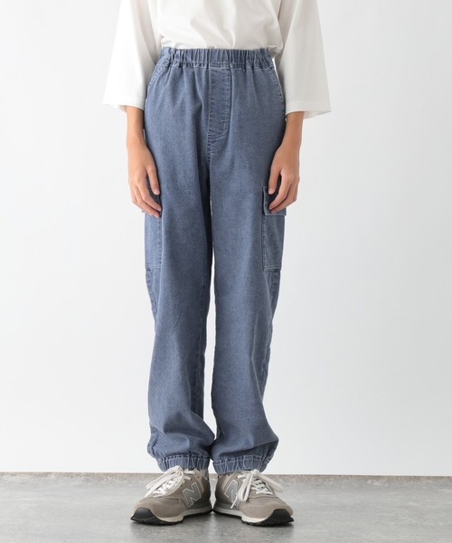 GLOBAL WORK（グローバルワーク）の「スゴラクストレッチカーゴパンツ/576687（カーゴパンツ・キッズ・ブラック系9/カーキ/ブラック系/ブルー・160cm/150cm/140cm/130cm）」の21枚目の写真