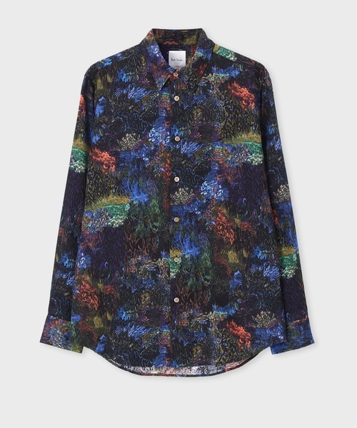 Paul Smith（ポールスミス）の「"Engrained" シャツ【253640 901U】（シャツ/ブラウス・メンズ・ブラック/ブラウン・SMALL/MEDIUM/LARGE/X-LARGE）」の2枚目の写真