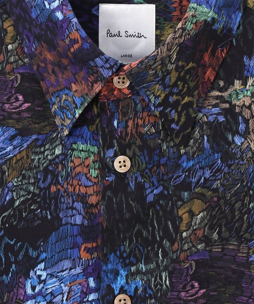 Paul Smith（ポールスミス）の「"Engrained" シャツ【253640 901U】（シャツ/ブラウス・メンズ・ブラック/ブラウン・SMALL/MEDIUM/LARGE/X-LARGE）」の3枚目の写真