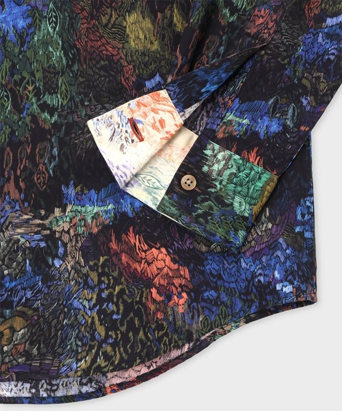 Paul Smith（ポールスミス）の「"Engrained" シャツ【253640 901U】（シャツ/ブラウス・メンズ・ブラック/ブラウン・SMALL/MEDIUM/LARGE/X-LARGE）」の4枚目の写真