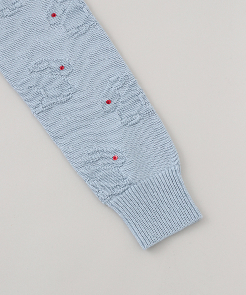 DAIRIKU(ダイリク)の「DAIRIKU / ダイリク Red-eyed Rabbit Tite Knit(ニット/セーター・メンズ・ブルー系その他/ブラック/ピンク・LARGE)」の8枚目の写真