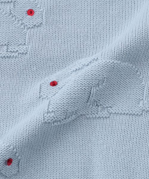 DAIRIKU(ダイリク)の「DAIRIKU / ダイリク Red-eyed Rabbit Tite Knit(ニット/セーター・メンズ・ブルー系その他/ブラック/ピンク・LARGE)」の5枚目の写真