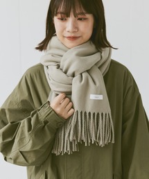 flaner | Natural fringe muffler / ナチュラルフリンジマフラー(マフラー)