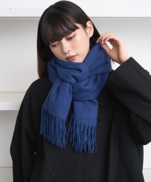 Natural fringe muffler / ナチュラルフリンジマフラー（マフラー