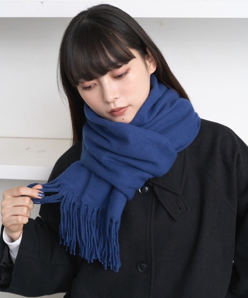 Natural fringe muffler / ナチュラルフリンジマフラー（マフラー