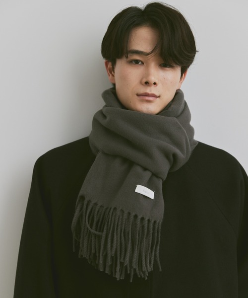 flaner（フラネ）の「Natural fringe muffler / ナチュラルフリンジ