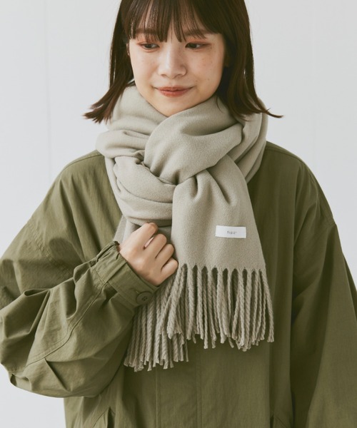 Natural fringe muffler / ナチュラルフリンジマフラー（マフラー