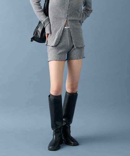 mystic（ミスティック）の「【SETUPで着るのも◎】起毛リブショートパンツ（その他パンツ・レディース・グレー/ネイビー/ベージュ・FREE）」の15枚目の写真