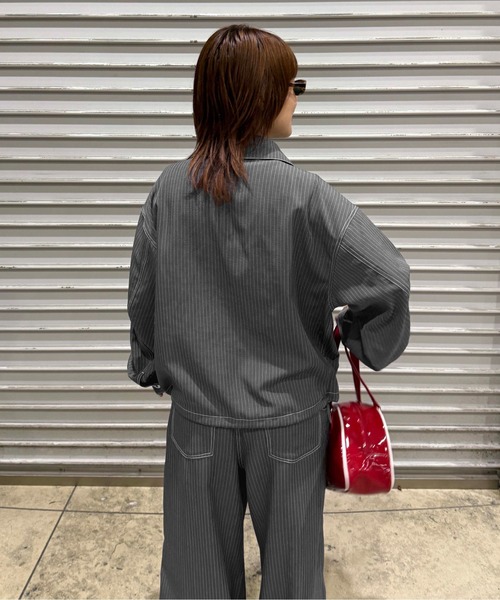 sedacle（セダクル）の「スラックスステッチジャケット（その他アウター・レディース・グレー/ブラック/ネイビー・SMALL/MEDIUM/LARGE）」の22枚目の写真