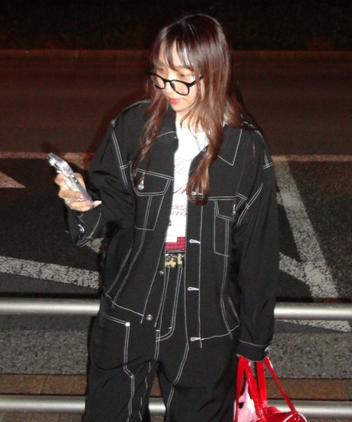 sedacle（セダクル）の「スラックスステッチジャケット（その他アウター・レディース・グレー/ブラック/ネイビー・SMALL/MEDIUM/LARGE）」の9枚目の写真