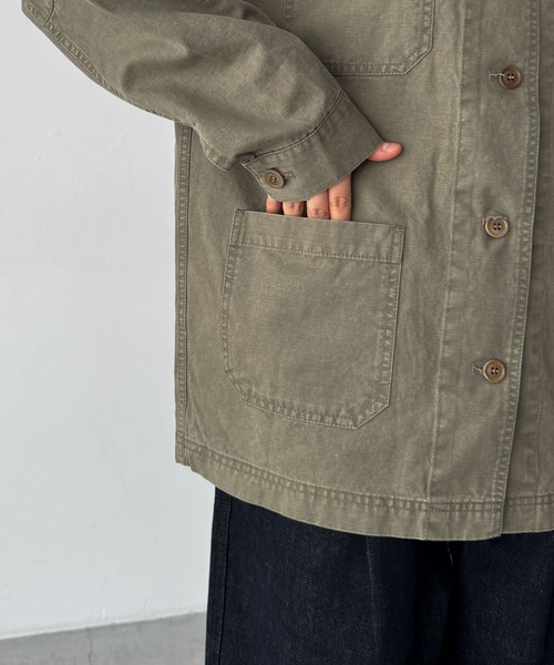 CANAL JEAN（キャナルジーン）の「diggity　コットンカバーオール（カバーオール・レディース・ブラック/カーキ・ONE SIZE）」の14枚目の写真