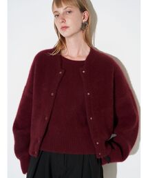 ELENDEEK | CNラクーンミックスブルゾン(カーディガン/ボレロ)