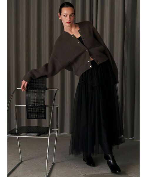 Elendeek ラクーンニット　ブルゾン　新品　CNラクーンミックスブルゾン Elendeek ラクーンニット ブルゾン 新品 CNラクーンミックス