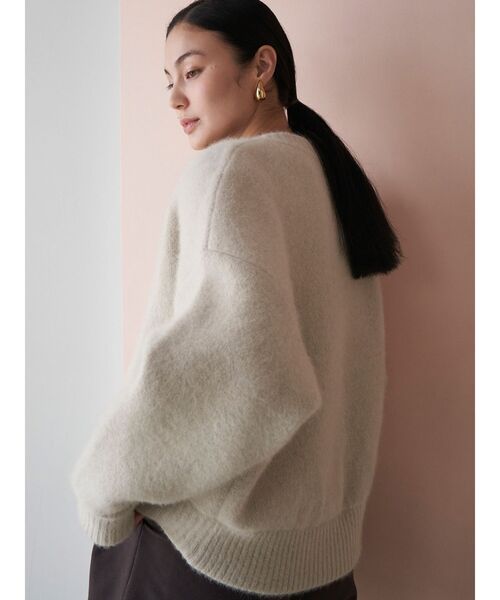 新品　エレンディーク　CNラクーンミックスブルゾン CNラクーンミックスブルゾン（カーディガン/ボレロ）｜ELENDEEK