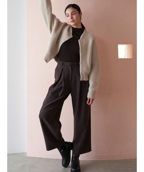 Elendeek ラクーンニット　ブルゾン　新品　CNラクーンミックスブルゾン CNラクーンミックスブルゾン（カーディガン/ボレロ）｜ELENDEEK