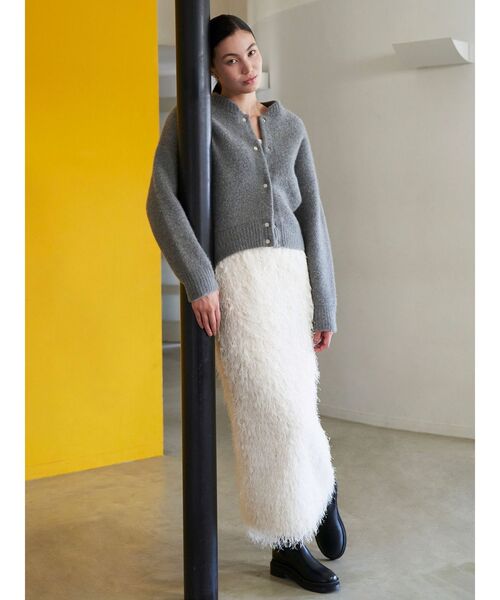 セール】CNラクーンミックスブルゾン（カーディガン/ボレロ