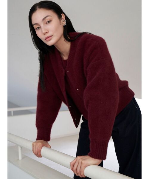 Elendeek ラクーンニット ブルゾン 新品 CNラクーンミックスブルゾン