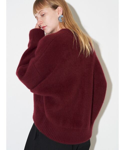 【新品】ELENDEEK エレンディーク CNラクーンミックスWカーディガン CN RACCOON MIX W CARDIGAN | ELENDEEK/エレン