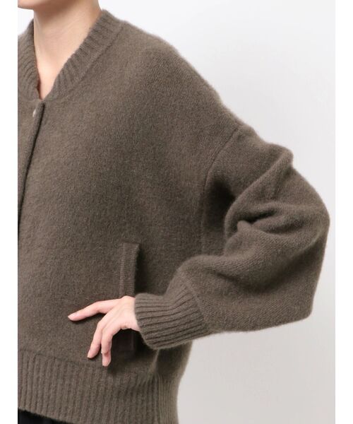 CNラクーンミックスブルゾン（カーディガン/ボレロ）｜ELENDEEK