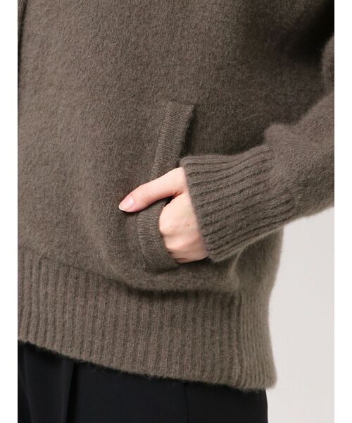 CNラクーンミックスブルゾン（カーディガン/ボレロ）｜ELENDEEK