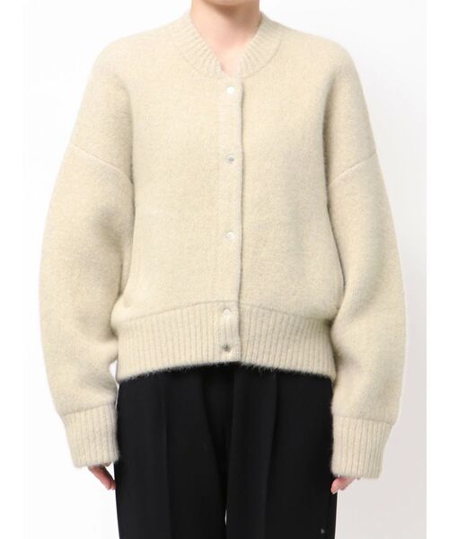 Elendeek ラクーンニット　ブルゾン　新品　CNラクーンミックスブルゾン CNラクーンミックスブルゾン（カーディガン/ボレロ）｜ELENDEEK
