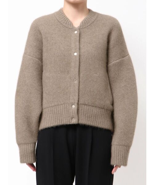 CNラクーンミックスブルゾン（カーディガン/ボレロ）｜ELENDEEK