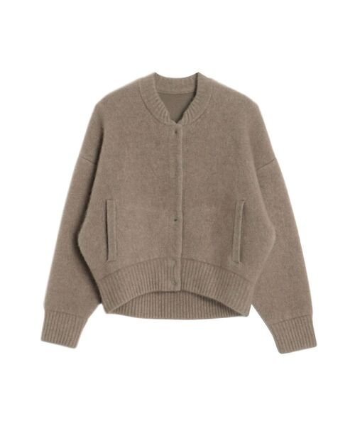 CNラクーンミックスブルゾン（カーディガン/ボレロ）｜ELENDEEK