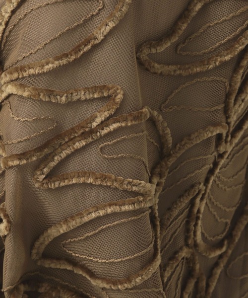 BAYFLOW（ベイフロー）の「[秋口まで着られる]モールレースベスト（ベスト・レディース・ブラック/ブラウン/ホワイト・FREE）」の9枚目の写真