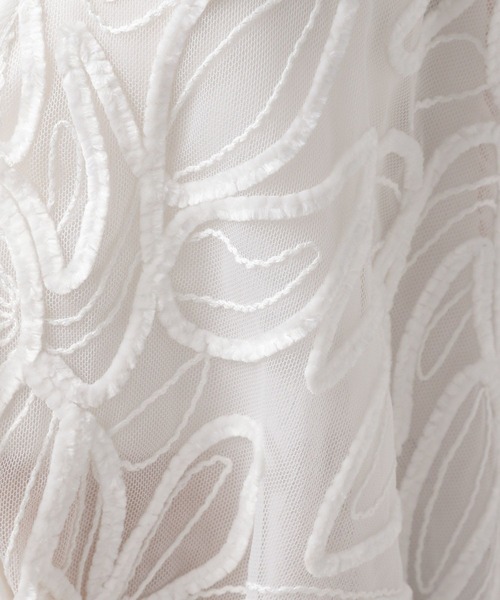 BAYFLOW（ベイフロー）の「[秋口まで着られる]モールレースベスト（ベスト・レディース・ブラック/ブラウン/ホワイト・FREE）」の10枚目の写真