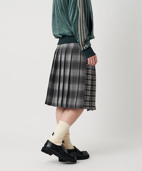PENDLETON×JANE SMITH×BEAUTY&YOUTH＞チェック ラップスカート