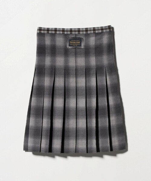 PENDLETON(ペンドルトン)の「<PENDLETON×JANE SMITH×BEAUTY&YOUTH>チェック ラップスカート(スカート・レディース・ベージュ/グレー系・FREE)」の9枚目の写真