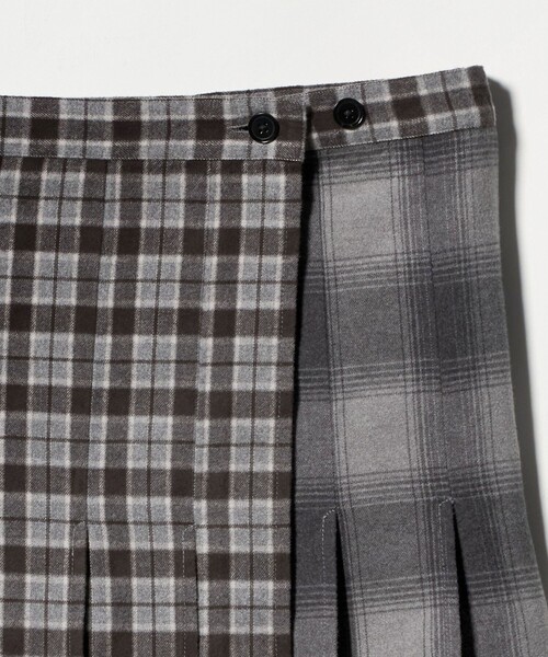 PENDLETON(ペンドルトン)の「<PENDLETON×JANE SMITH×BEAUTY&YOUTH>チェック ラップスカート(スカート・レディース・ベージュ/グレー系・FREE)」の15枚目の写真