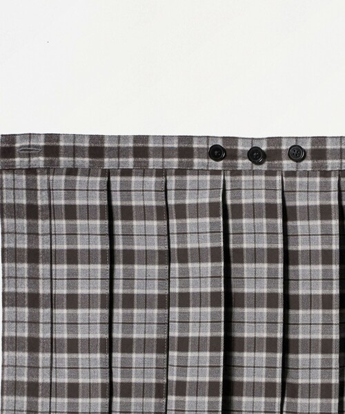 チェックスカート　 ペンドルトン 70's PENDLETON ウールプリーツチェックスカート レディースM