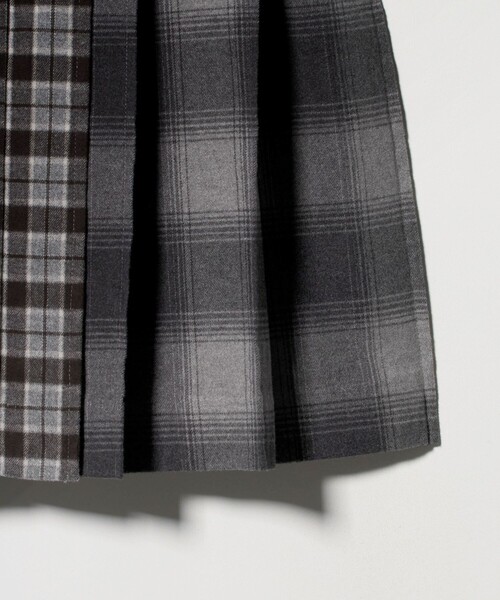 チェックスカート　 ペンドルトン 70's PENDLETON ウールプリーツチェックスカート レディースM