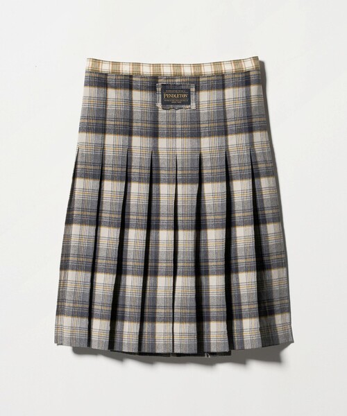 PENDLETON(ペンドルトン)の「<PENDLETON×JANE SMITH×BEAUTY&YOUTH>チェック ラップスカート(スカート・レディース・ベージュ/グレー系・FREE)」の21枚目の写真