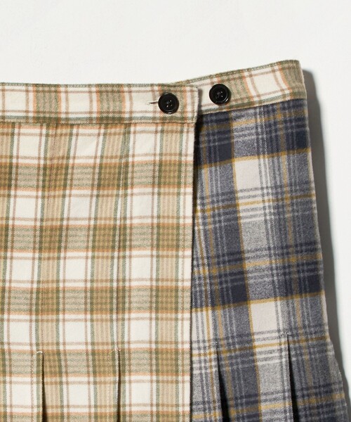 PENDLETON(ペンドルトン)の「<PENDLETON×JANE SMITH×BEAUTY&YOUTH>チェック ラップスカート(スカート・レディース・ベージュ/グレー系・FREE)」の18枚目の写真