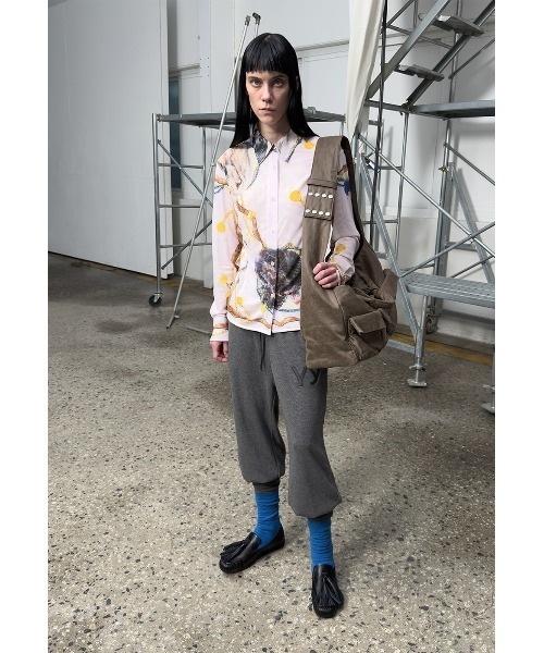OPEN Yy(オープンワイワイ)の「OPEN Yy/オープンワイワイ/MESH PET CLUB PRINT SHIRT(シャツ/ブラウス・レディース・イエロー・M/S)」の5枚目の写真