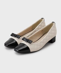 index（インデックス）の「【2WAY】リボン取外し可能キルティングパンプス（パンプス・レディース）」